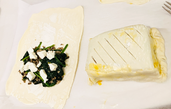 サーモンパイ包み焼き 成型