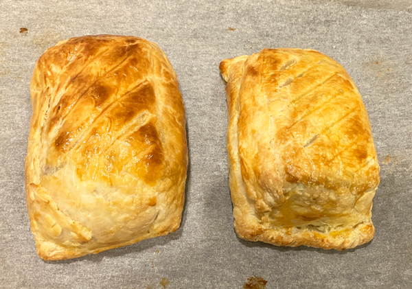 サーモンパイ包み焼き 焼き上がり