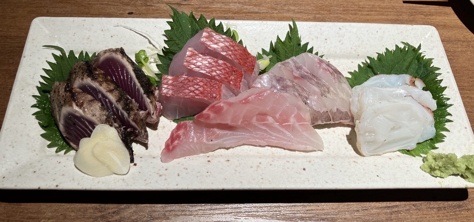 焼き鳥と旬魚 泉（せん）sen 板橋区　大山　刺身　刺盛