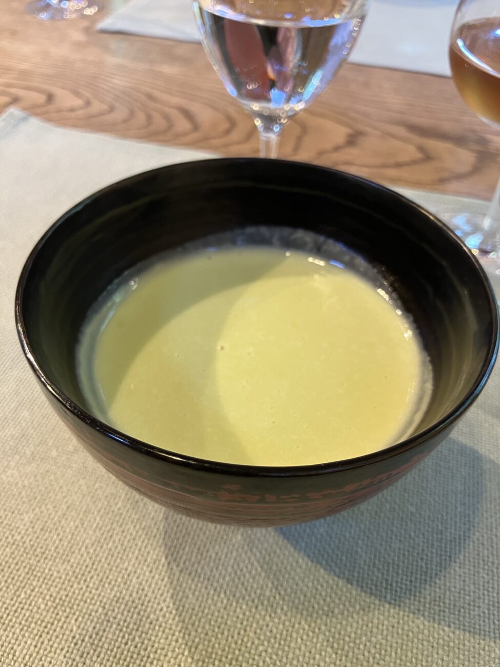 すいぎょく 板橋 じゃがいもとえんどう豆のポタージュ 仏蘭西舎