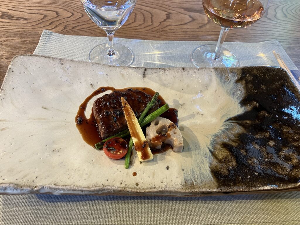 すいぎょく 板橋 仏蘭西舎 メイン 肉料理 A5ランク黒毛和牛フィレステーキ