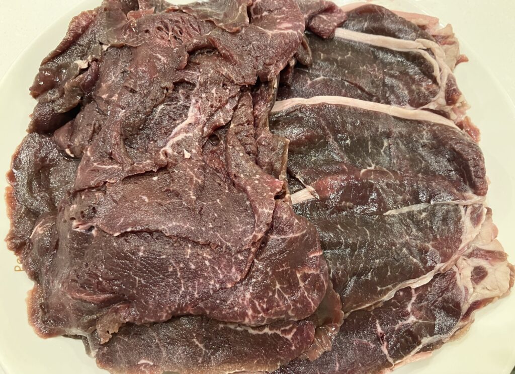 鹿肉　しゃぶしゃぶ　スライス　蝦夷鹿　北海道産　ジビエ　ロース　モモ　解凍